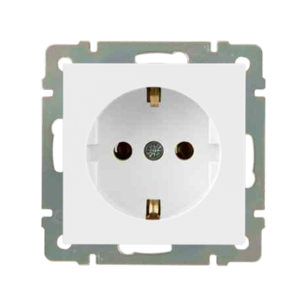 schuko socket(ground)Self-Lock  socket